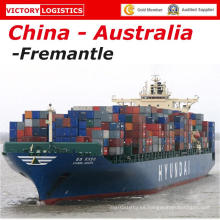 Transporte marítimo internacional desde China a Fremantle Australia -FCL y LCL